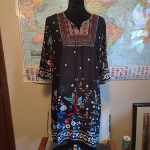 Bohemian dress sz small new